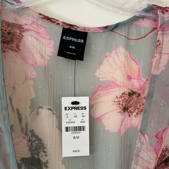 Express Maxi floral cover up dress - Picture 5 of 8